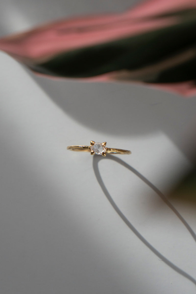 MONAKA jewellery Prong diamond ring ダイヤモンドリング/K18 – patchouli
