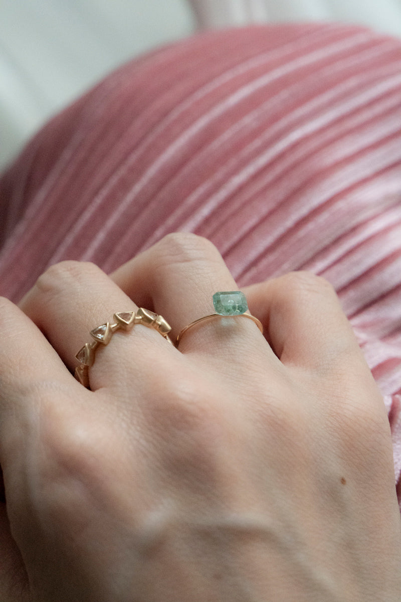 patchouli 別注 bohem Loose Stone Apatite ring /K10