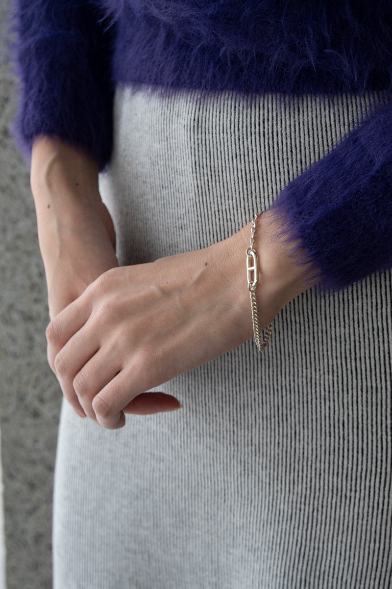 POLYTERON chain bracelet /Silver