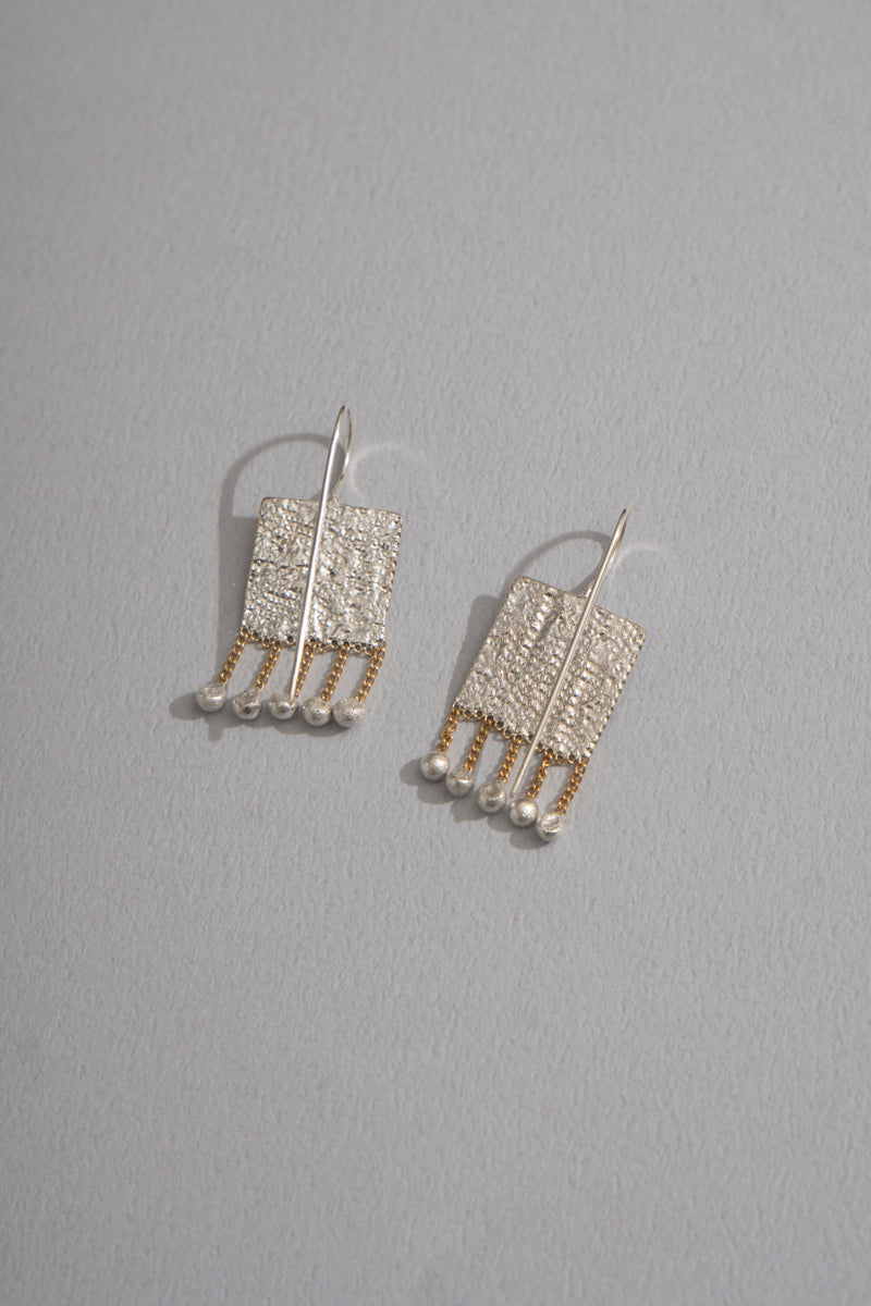 Hannah Keefe BAUBLE Pierced Earrings /Silver