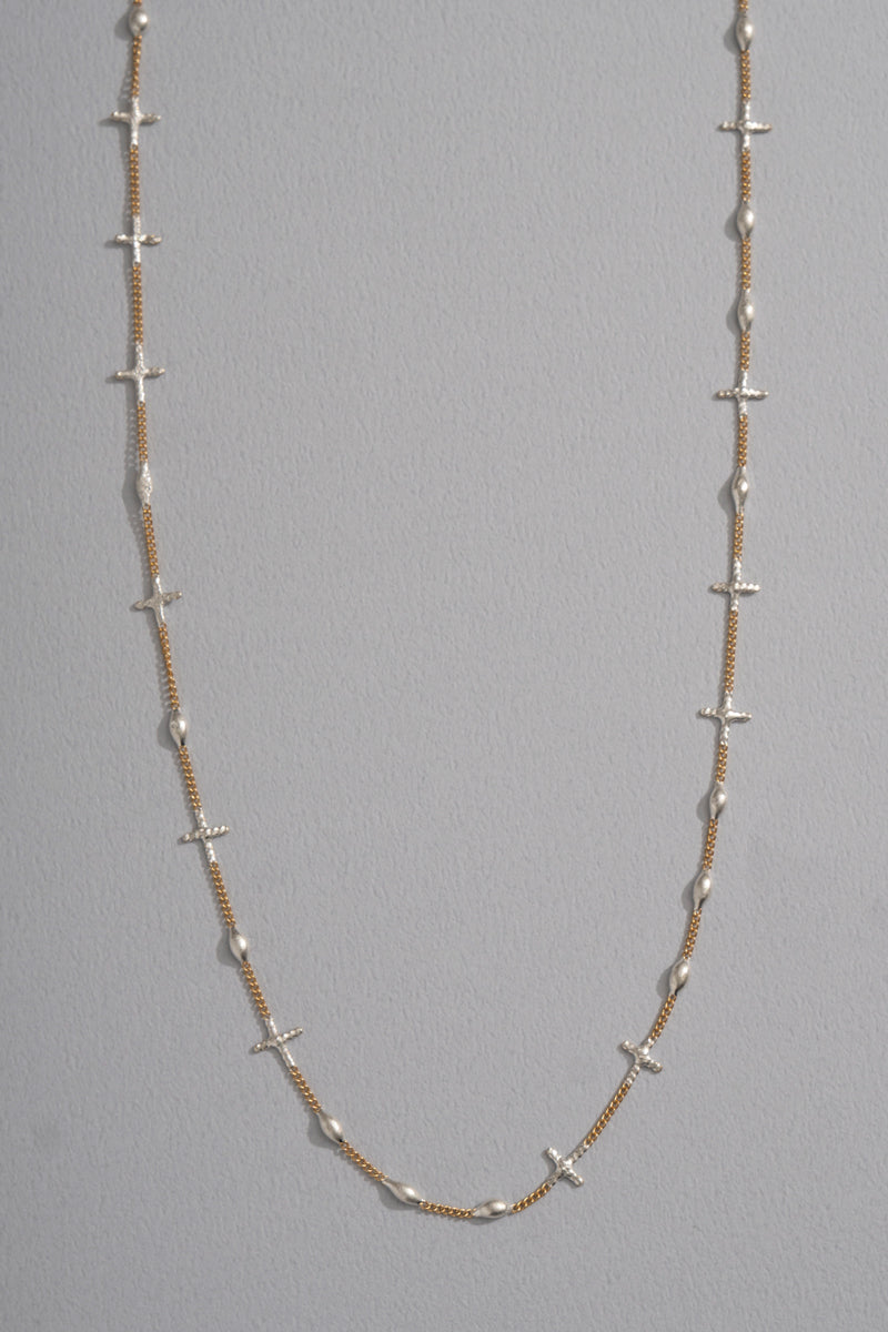 Hannah Keefe NOTES Long Necklace /Silver