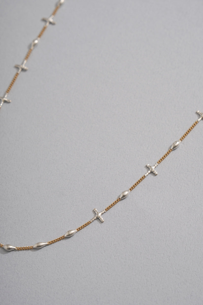 Hannah Keefe NOTES Long Necklace /Silver