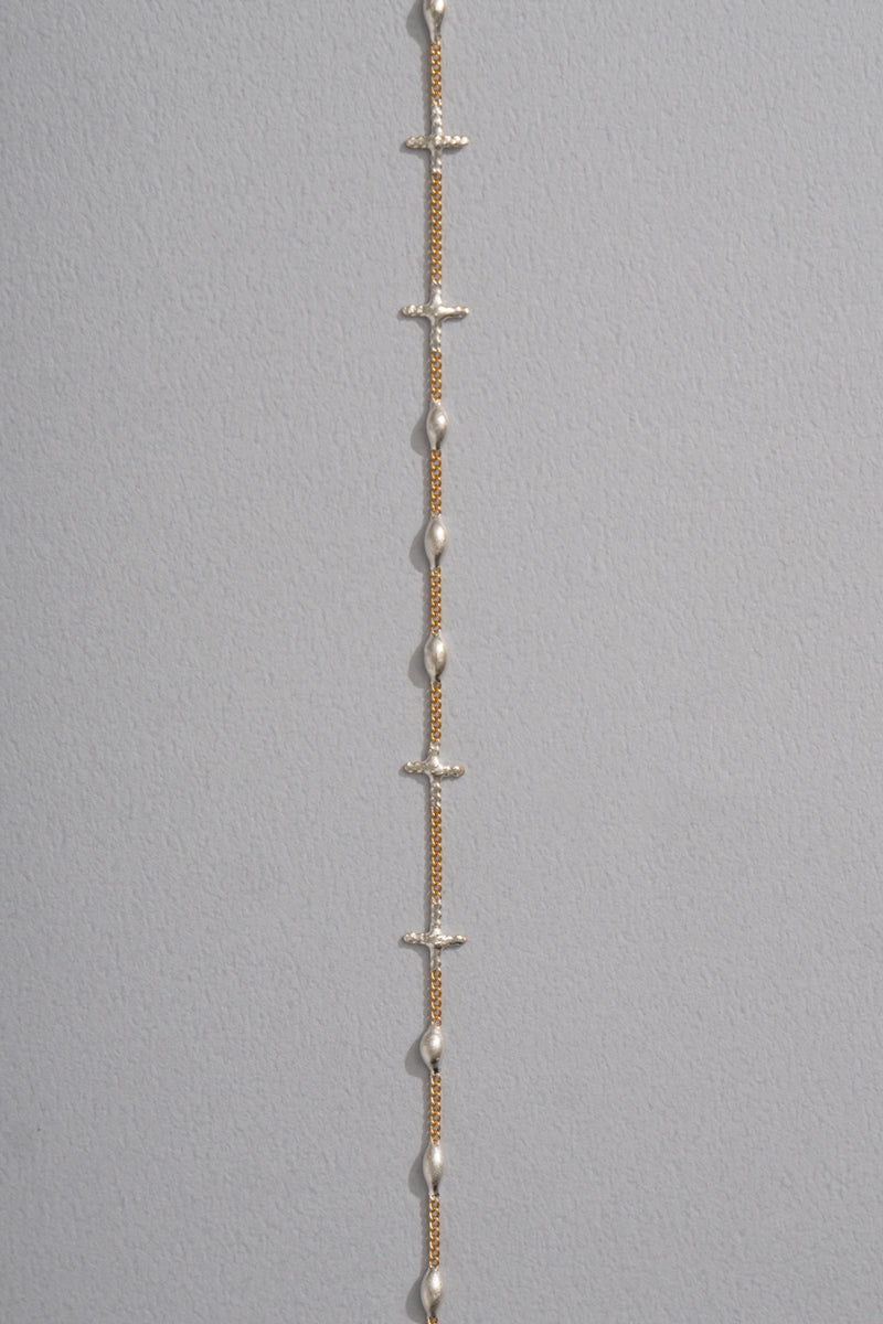 Hannah Keefe NOTES Long Necklace /Silver