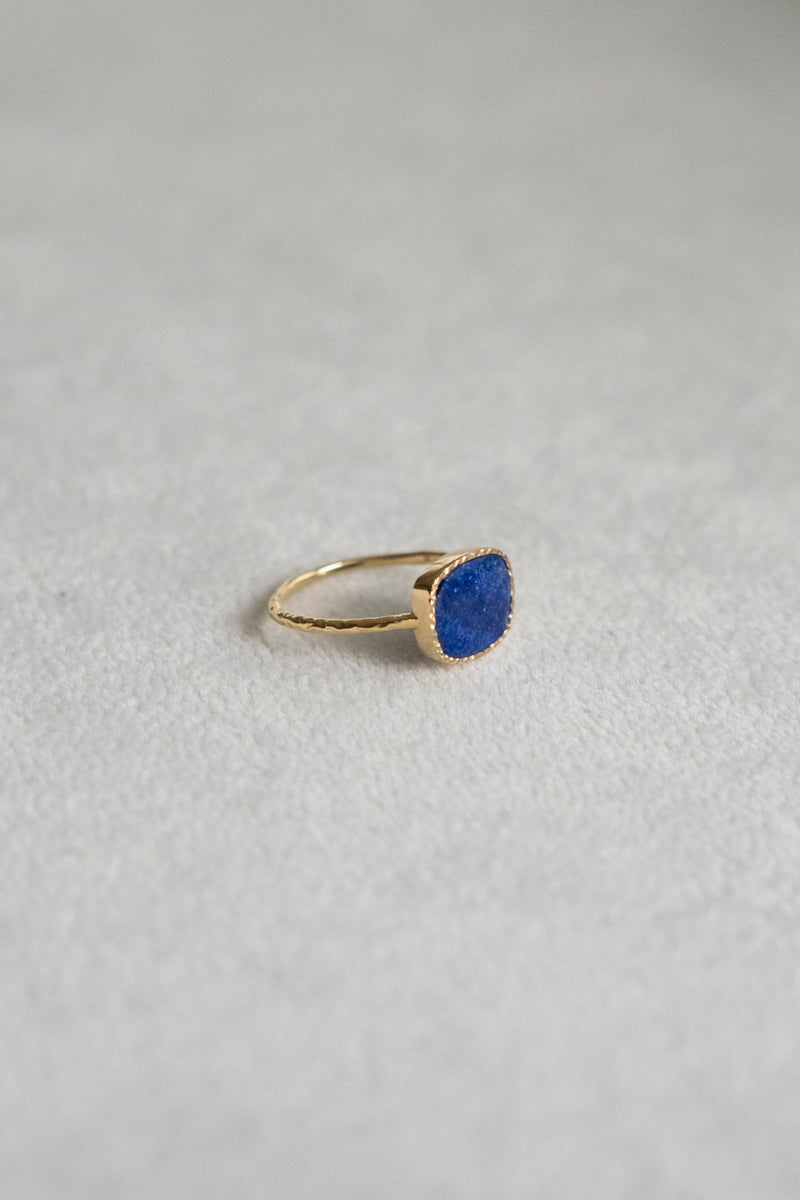 Linie BORDERLESS PINKY RING AIR lapis lazuli /K18