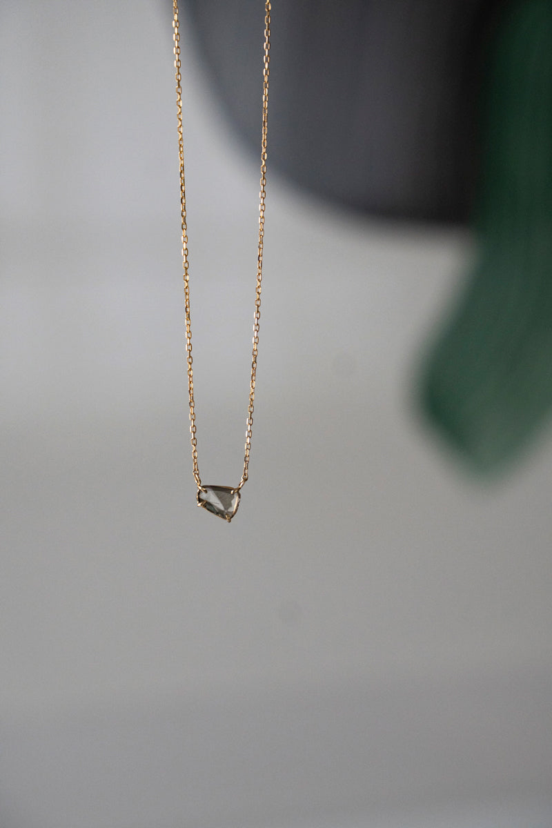 LiniE Slice diamond Necklace /K18