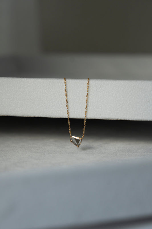 LiniE Slice diamond Necklace /K18