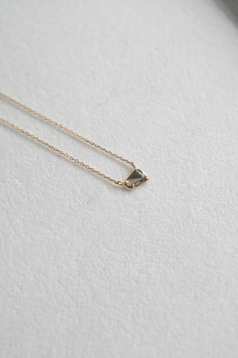 LiniE Slice diamond Necklace /K18