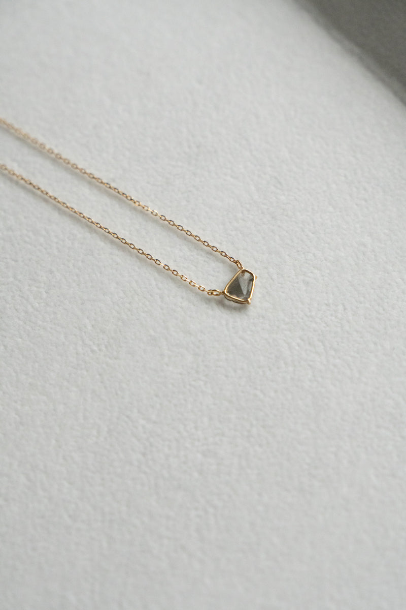 LiniE Slice diamond Necklace /K18