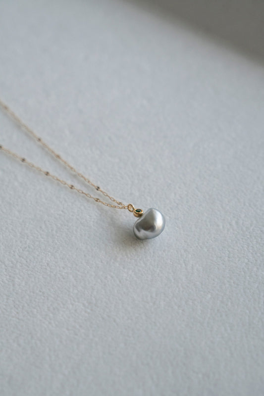 MINIMUMNUTS South sea Keshi pearl necklace 南洋ケシパールネックレス/K18