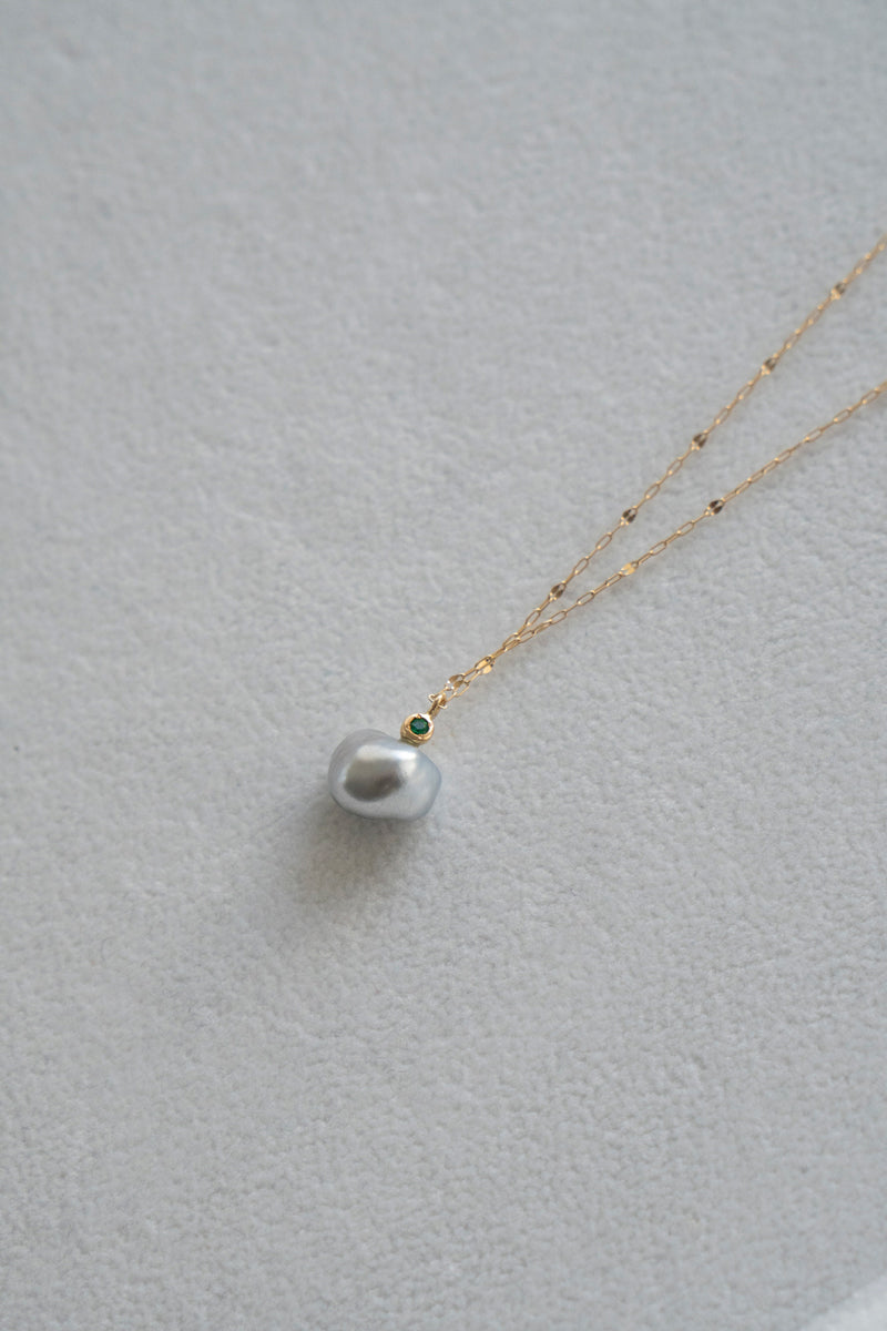 MINIMUMNUTS South sea Keshi pearl necklace 南洋ケシパールネックレス/K18