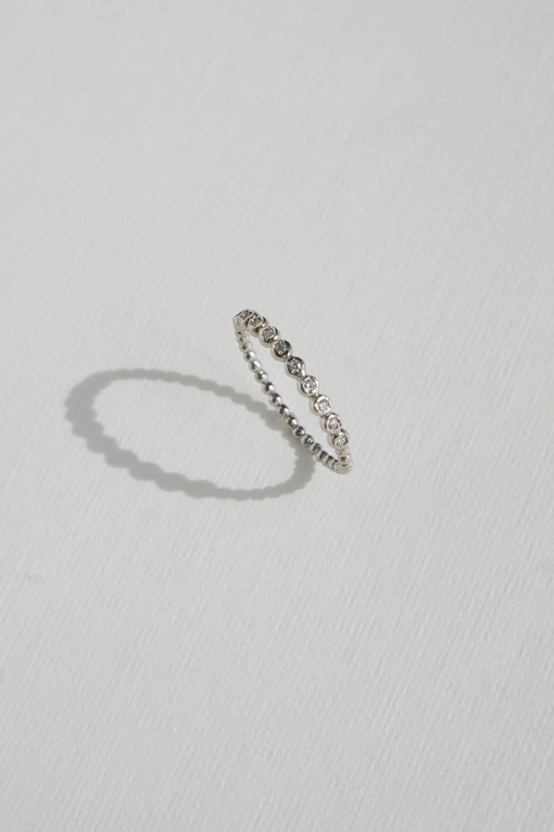 MINIMUMNUTS Dots Diamond Ring /PT900