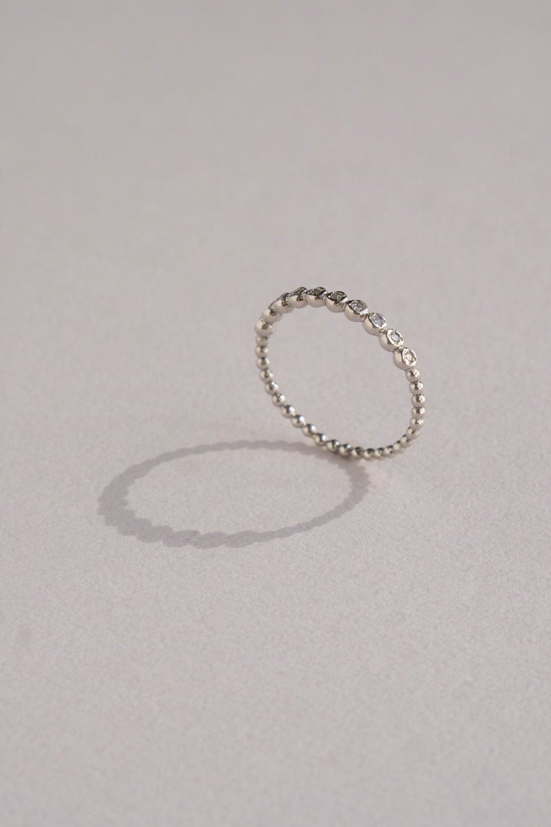 MINIMUMNUTS Dots Diamond Ring /PT900