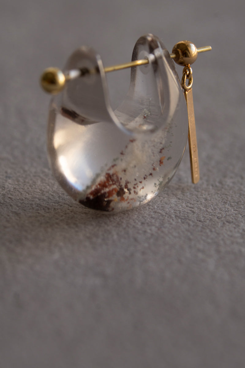 MONAKAjewellery Garden quartz Rock pierce /K18