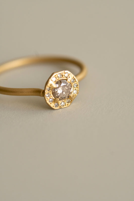 MONAKA jewellery Rinne natural diamond ring Diamond ring/K18 
