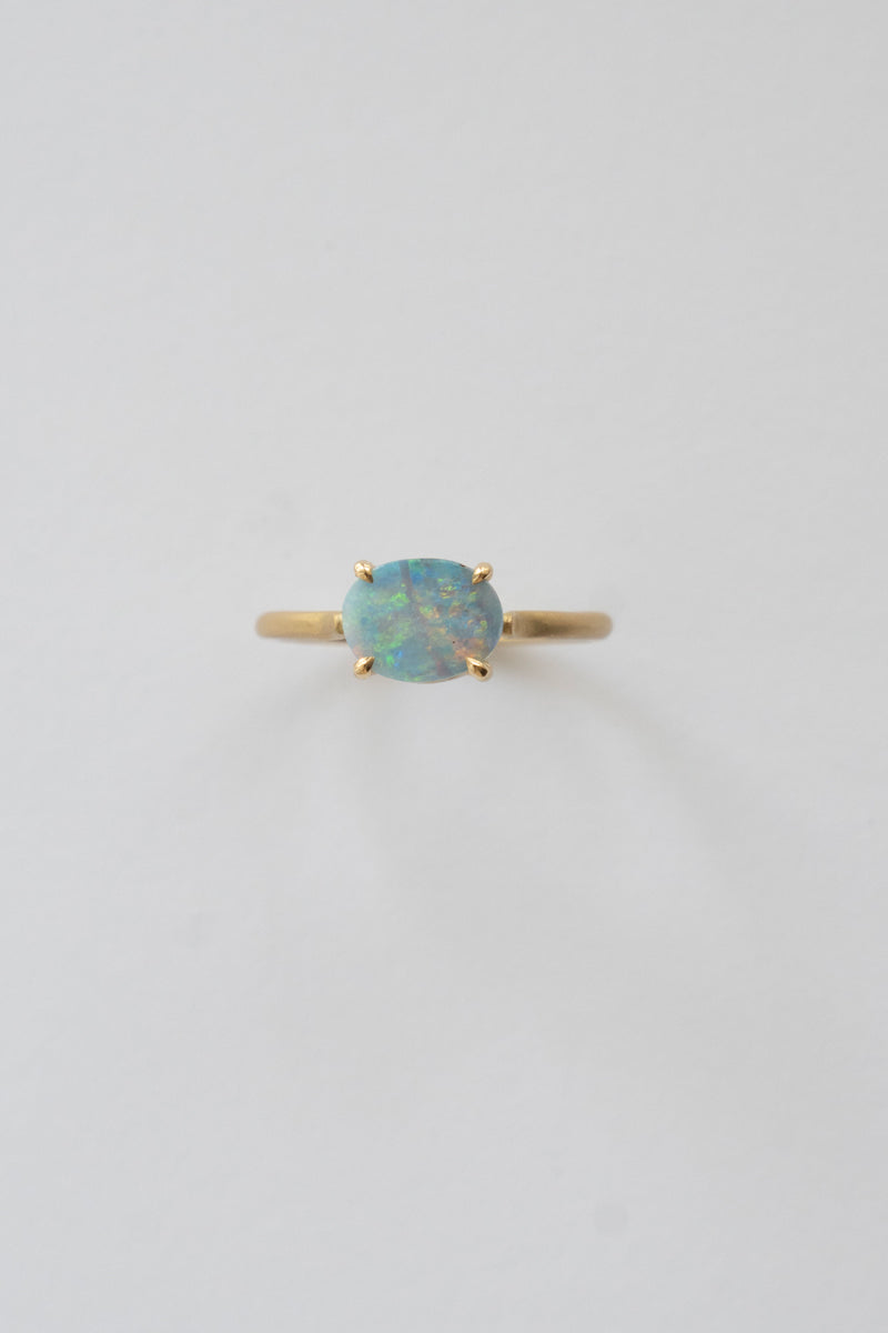 MONAKA jewellery Prong Boulder Opal Ring /K18