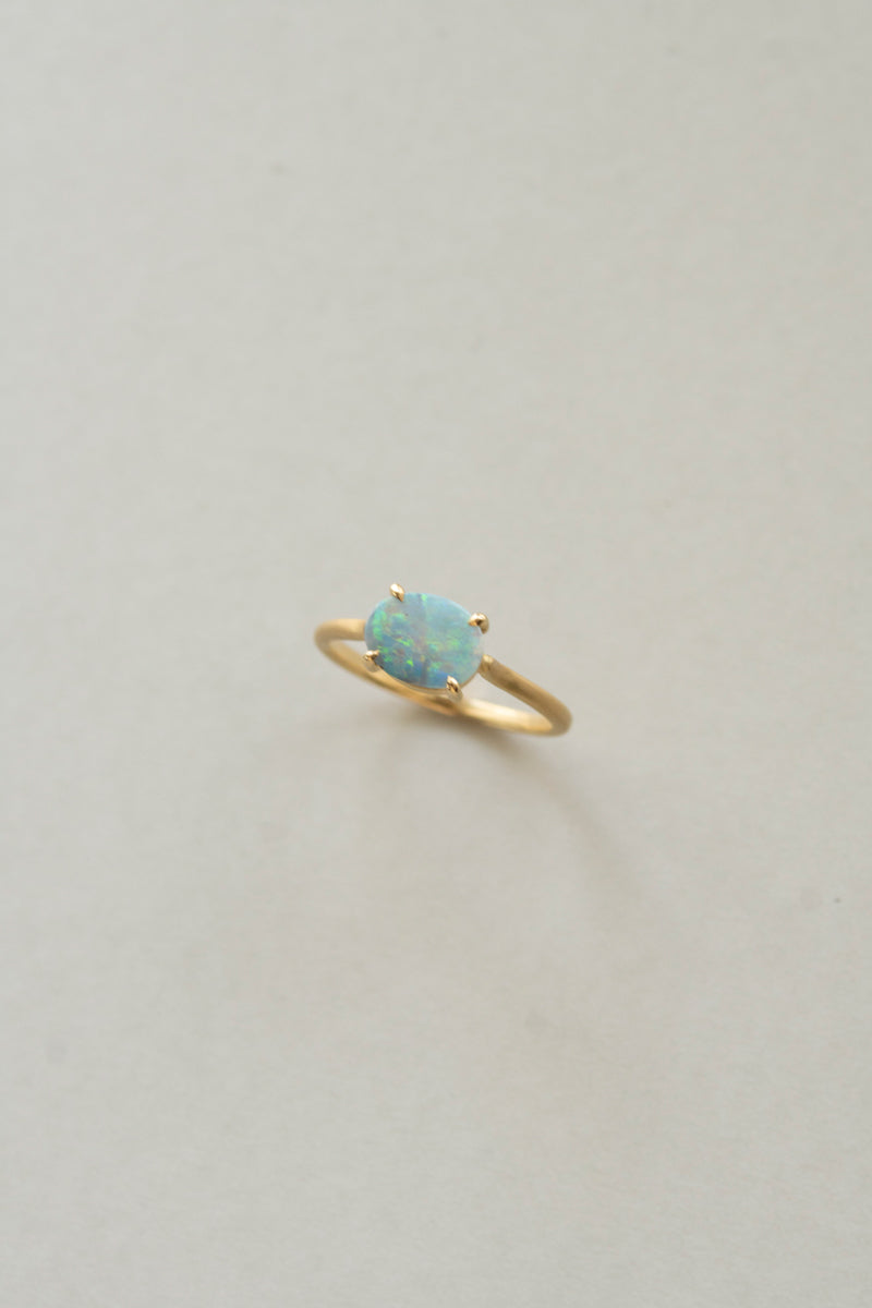 MONAKA jewellery Prong Boulder Opal Ring /K18