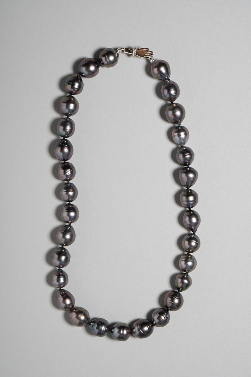 PALA braid chain hand Necklace /K10 Silver