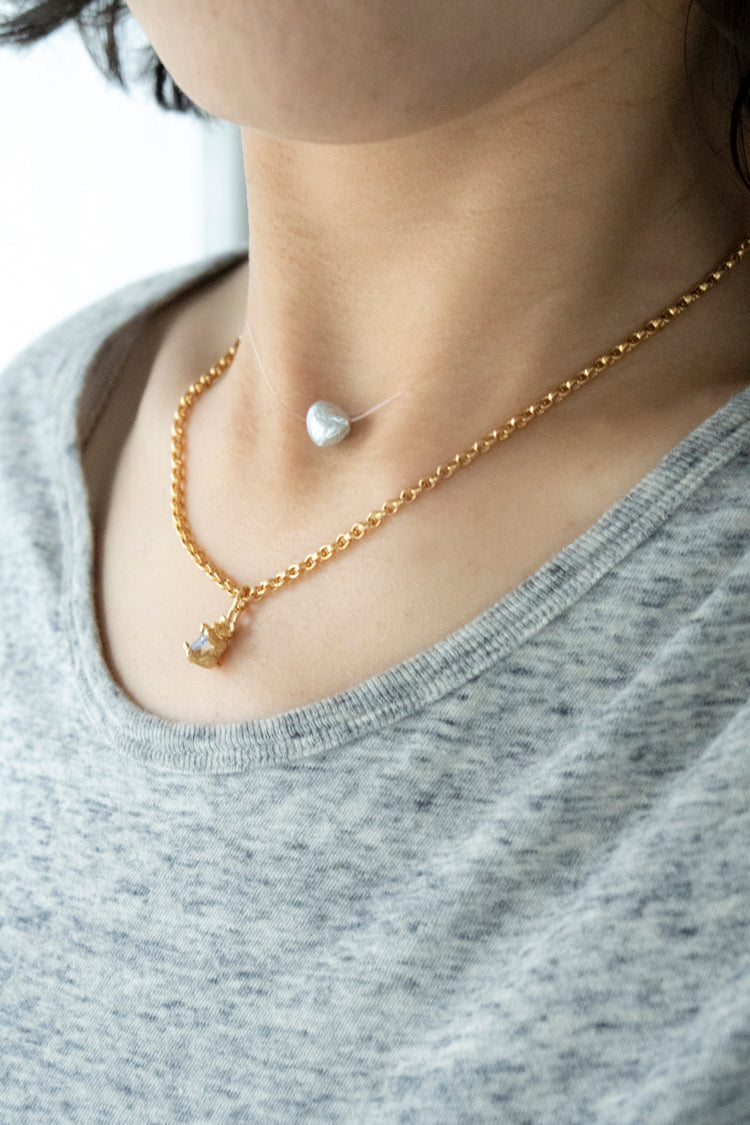 PALA JEWELRY NECKLACE (PEARL) シルバー