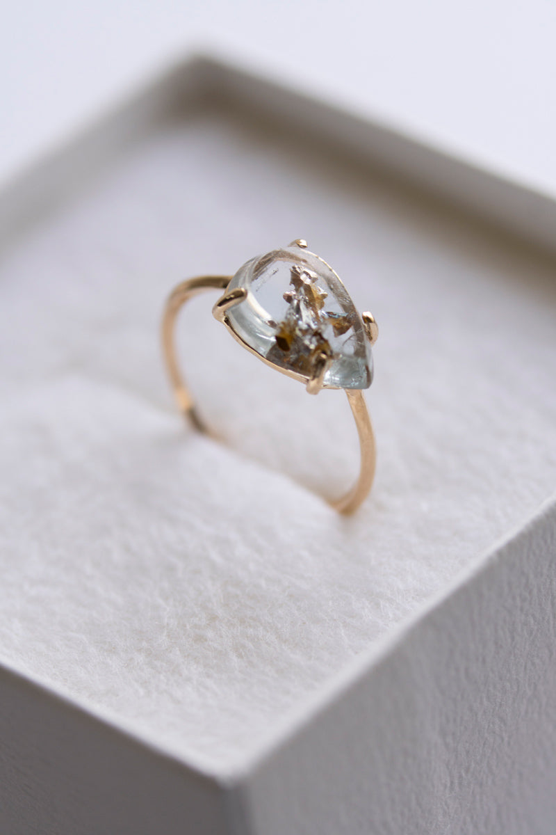 patchouli 別注 bohem Loose Stone Collection Topaz ring /K10