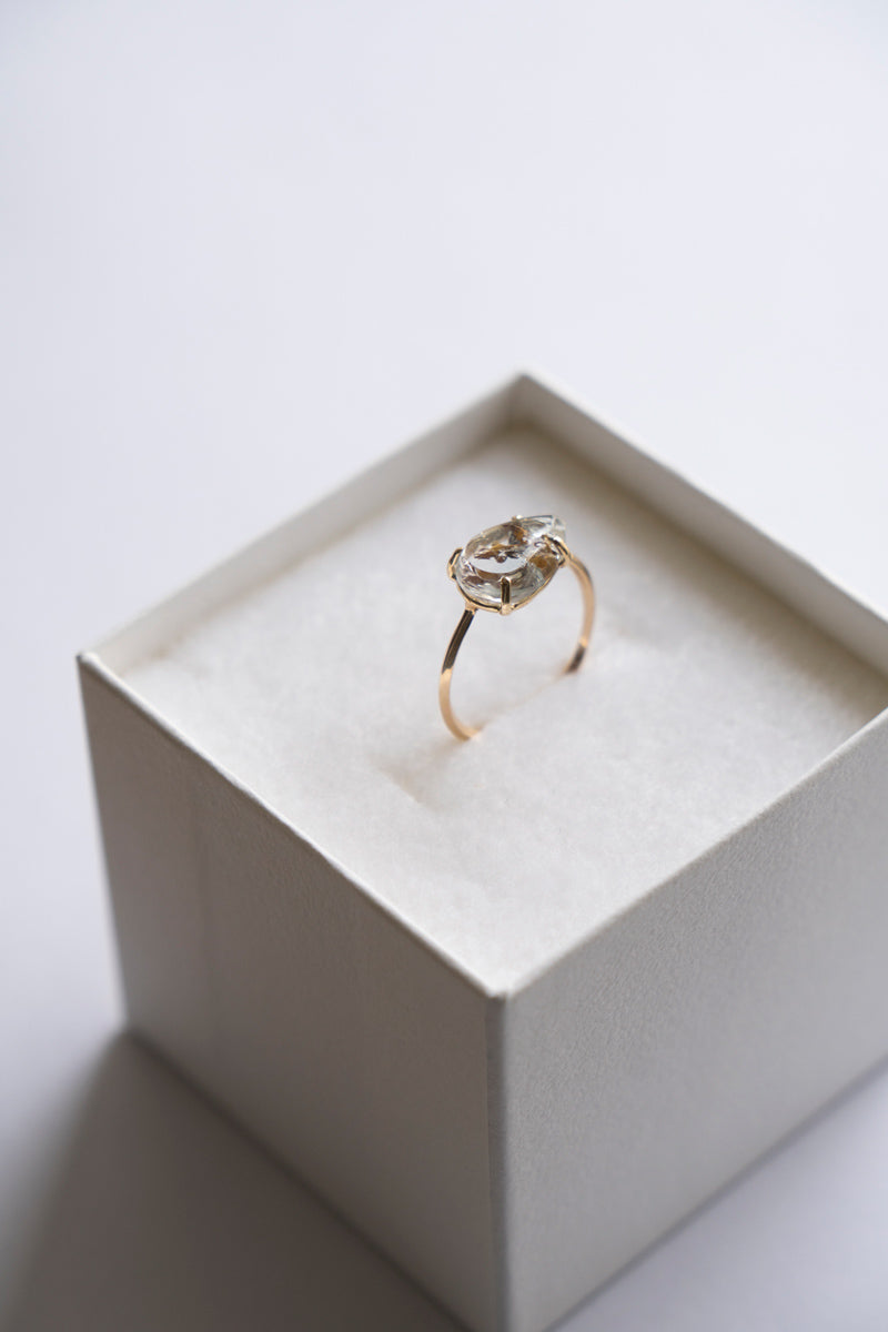 patchouli 別注 bohem Loose Stone Collection Topaz ring /K10