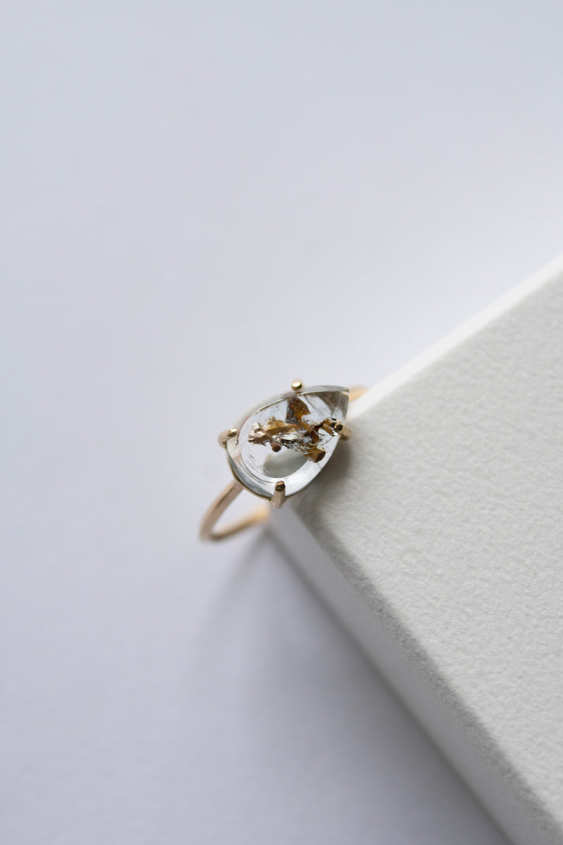 patchouli 別注 bohem Loose Stone Collection Topaz ring /K10