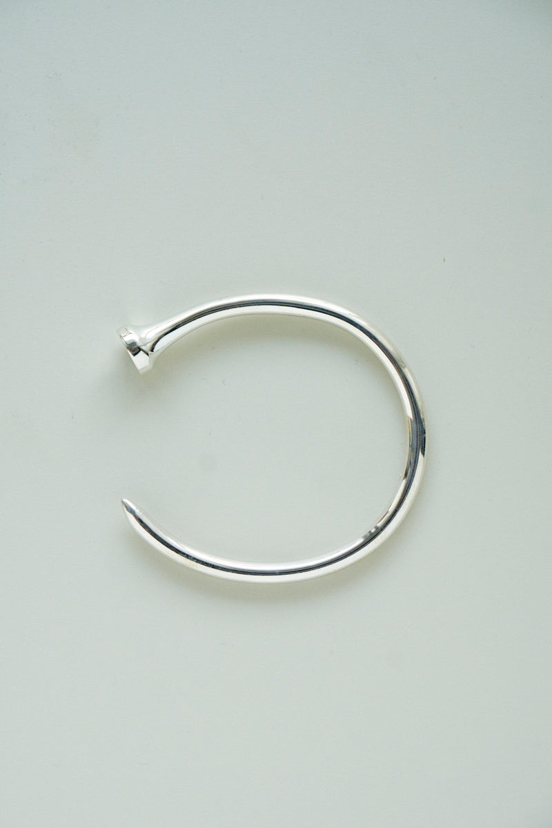 POLYTERON T-pin Bangle /Silver