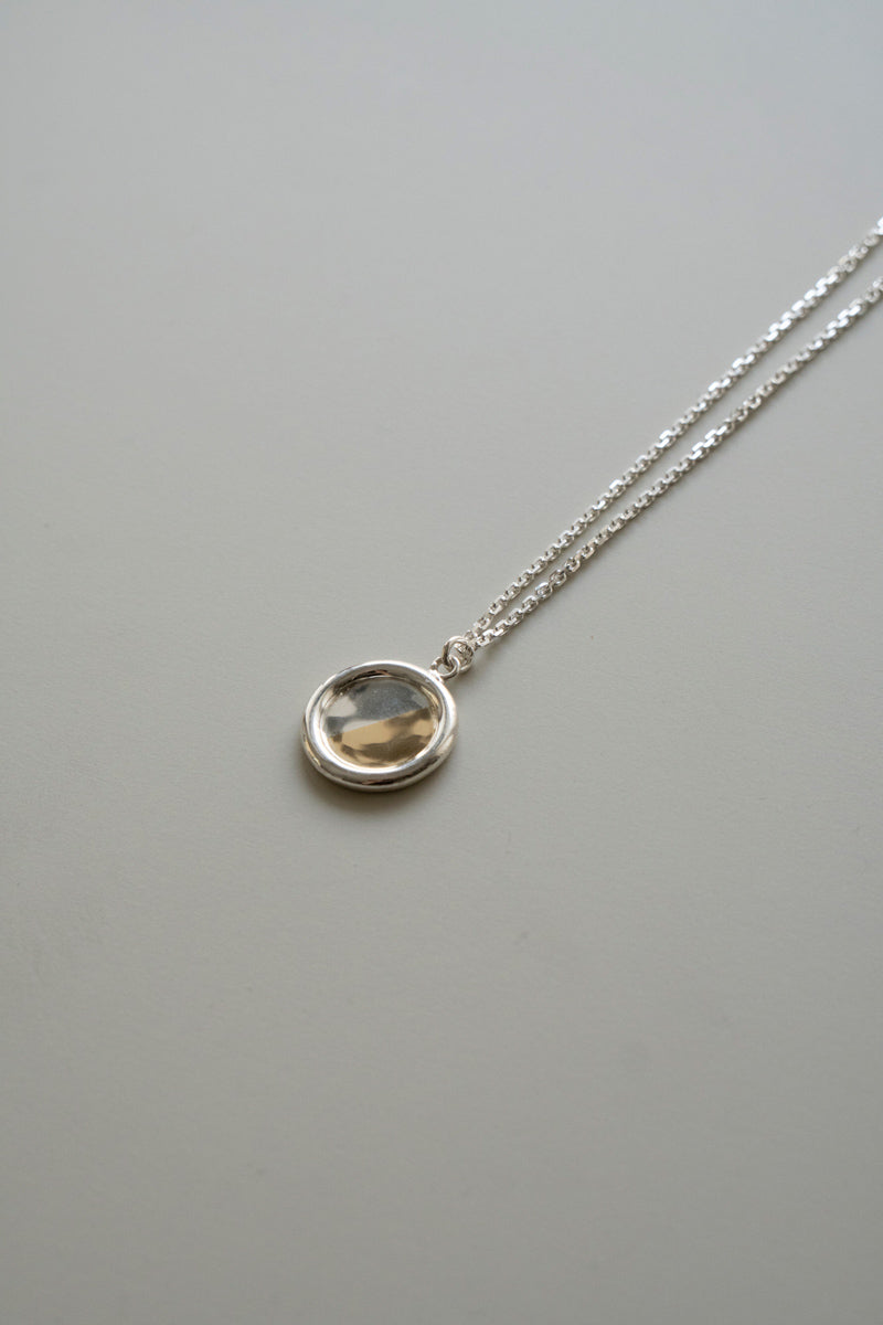 POLYTERON Coin necklace 397 /Silver&amp;K18