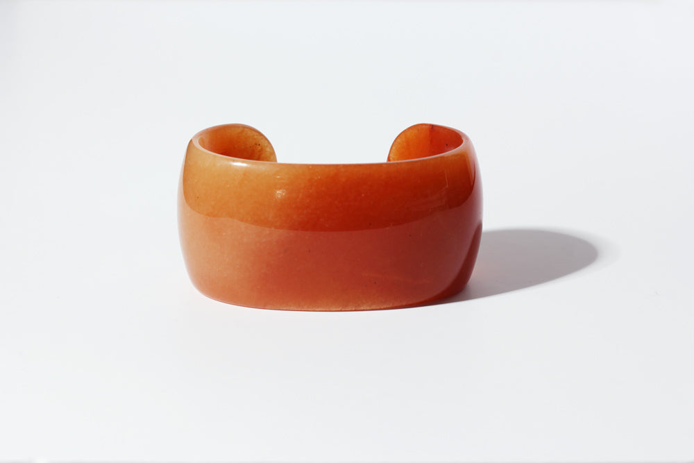 SASAI Red Aventurine STONE Cuff Bangle