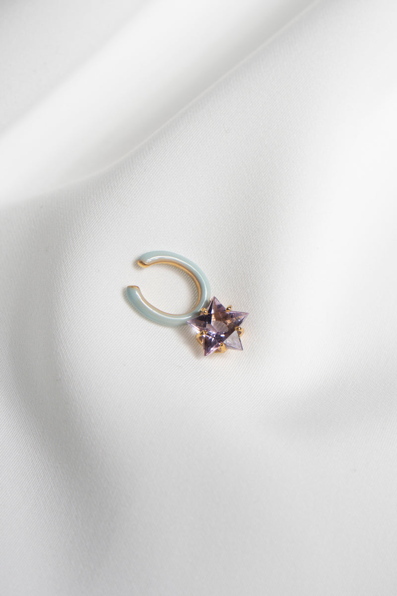 bohem Candy Ear cuff collection amethyst STAR LB/PU