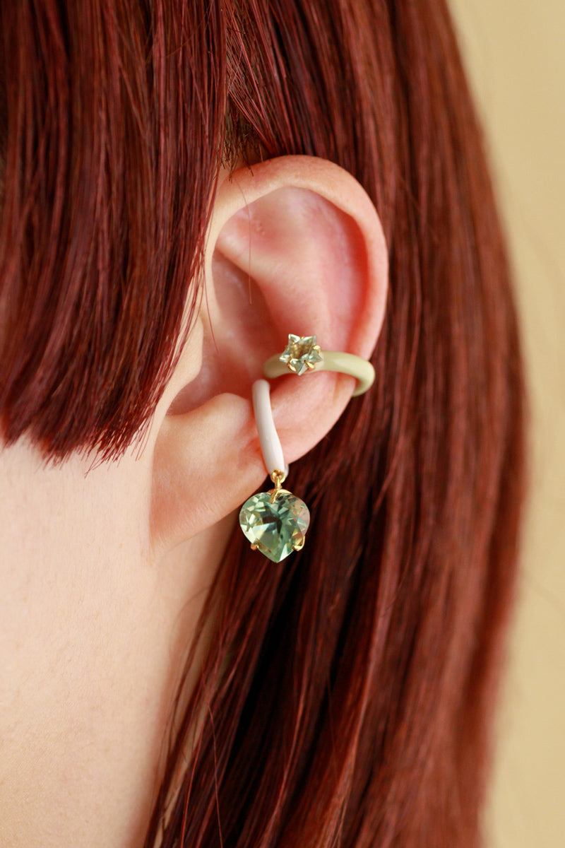 bohem Candy Ear cuff collection blue topaz STAR mini