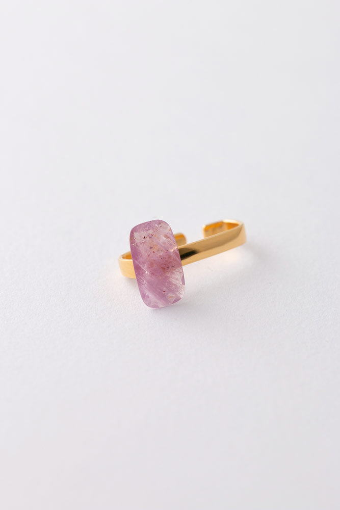 bohem Loose Stone Collection pink sapphire ear cuff