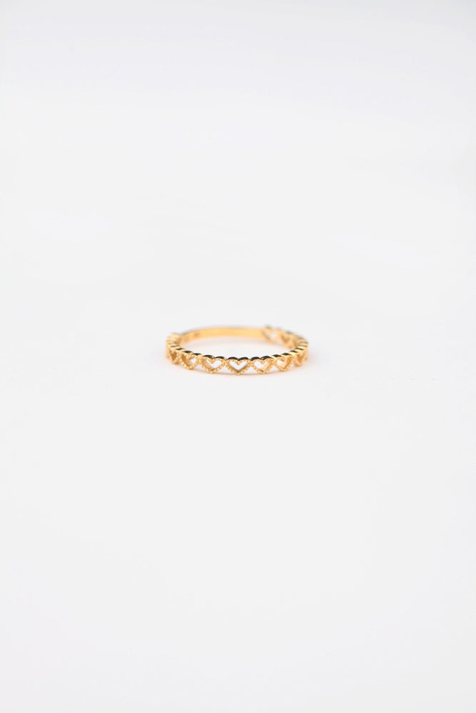 bohem Repeat collection Heart or Oval mini ring /K10