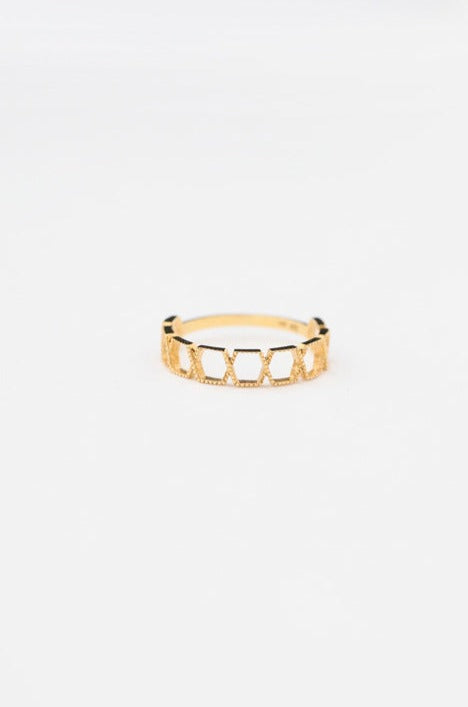 bohem Repeat collection Square ring Square ring/K10