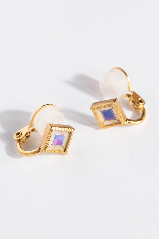 bohem 高岡漆器×bohem 螺鈿 earrings