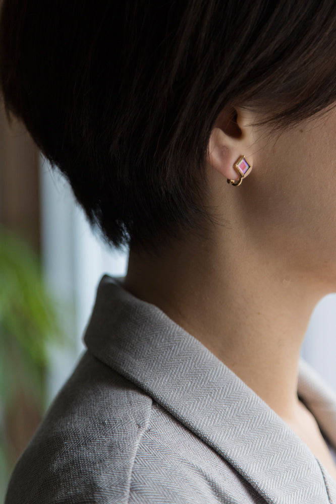 bohem Takaoka Lacquerware x bohem Raden Earrings