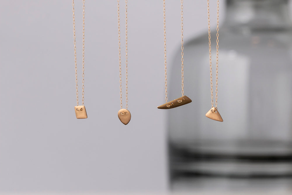 LANA ia lani FLAKES necklace Triangle necklace/K18