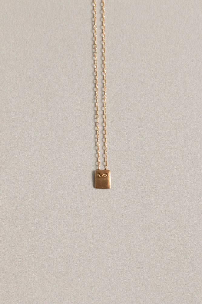 LANA ia lani FLAKES necklace Square ネックレス/K18