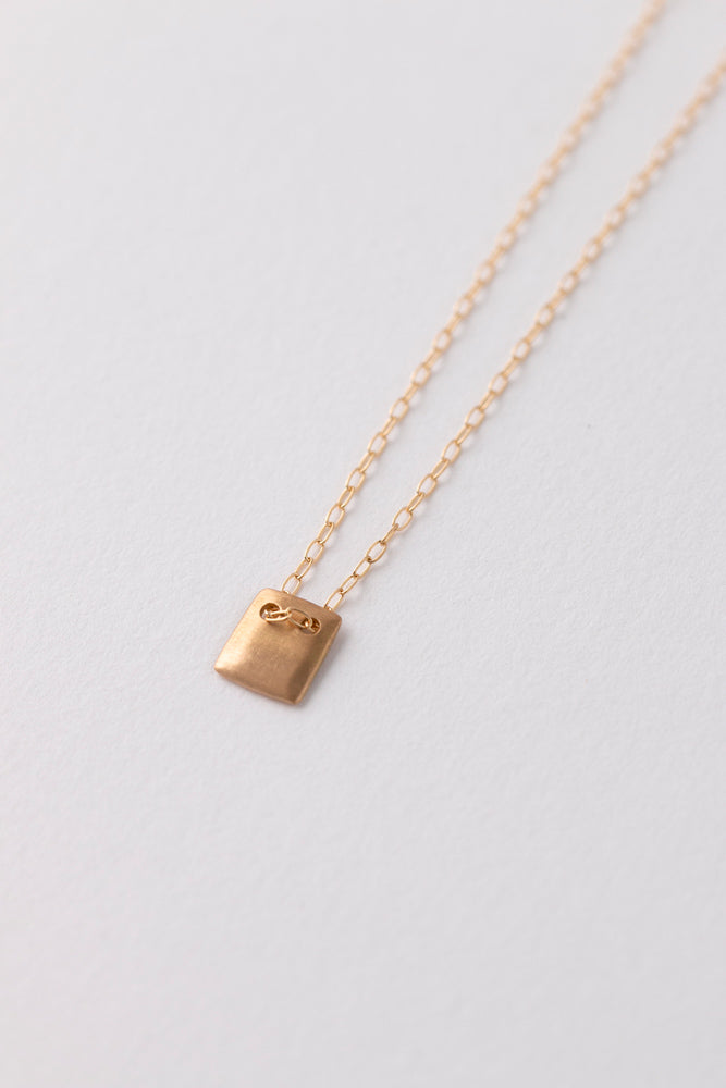 LANA ia lani FLAKES necklace Square ネックレス/K18