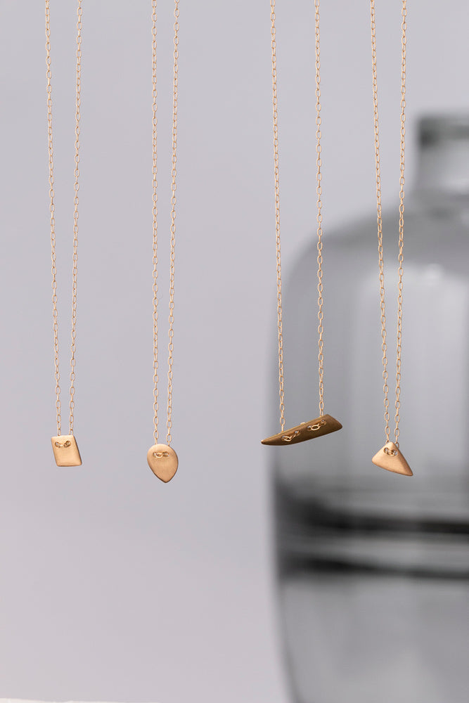 LANA ia lani FLAKES necklace Square ネックレス/K18