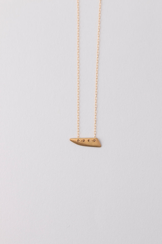 LANA ia lani FLAKES necklace Woodchip necklace/K18