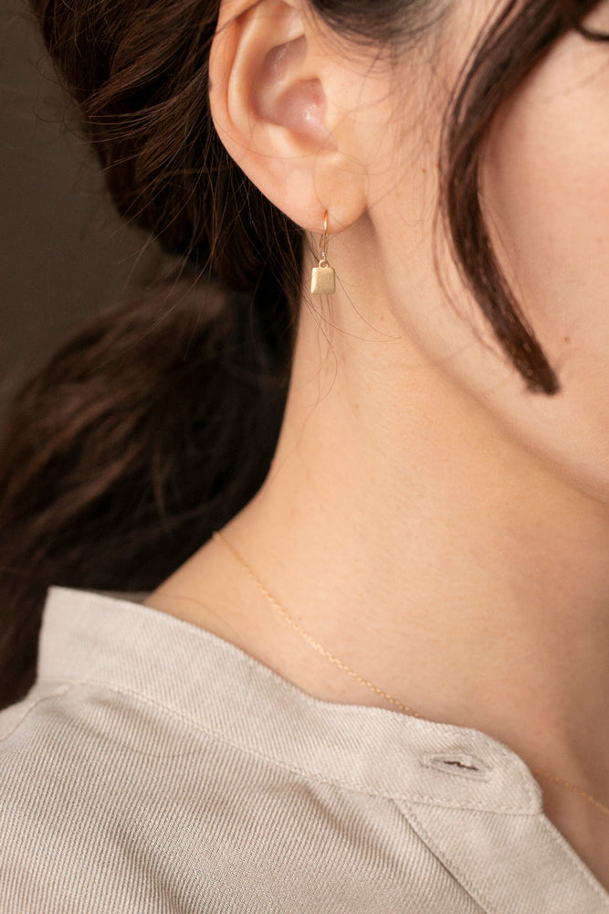 LANA ia lani FLAKES pierce Square ピアス/K18