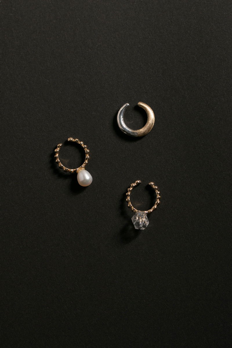 LiniE K10&amp;SV SUN AND MOON Ear cuff