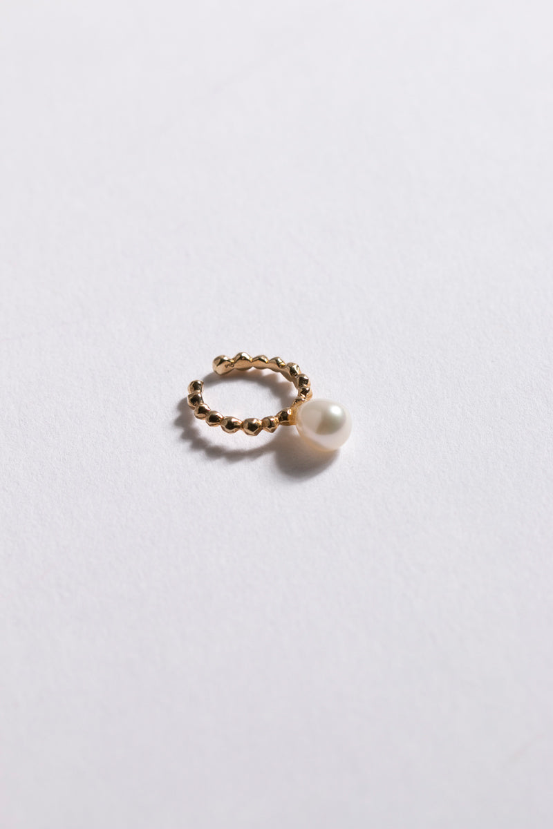 LiniE CUFFS OF THE MOON Pearl Ear cuff ear cuff/K10