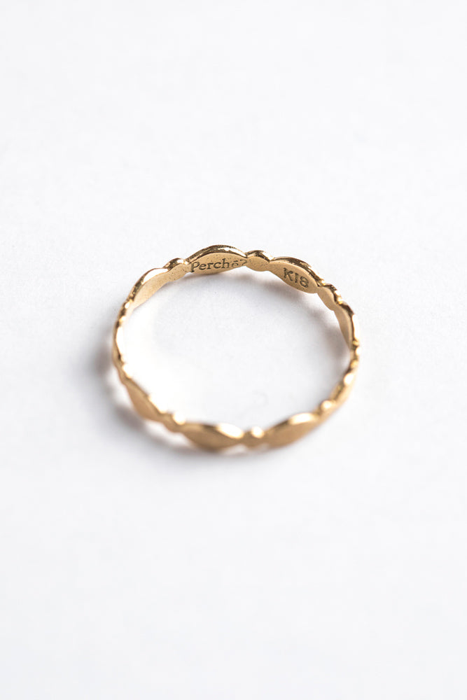 Perche? Maru Oval Ring 1/K18