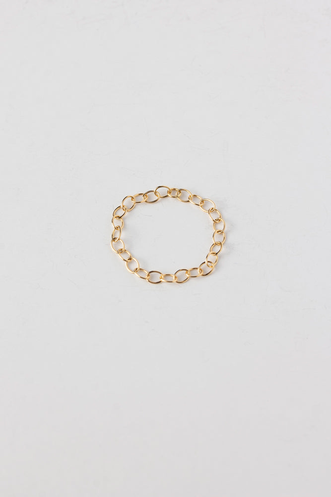 MINIMUMNUTS tiny necklace chain chain ring 4/K18