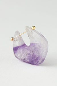 MONAKAjewellery Super seven quartz Rock pierce /K18