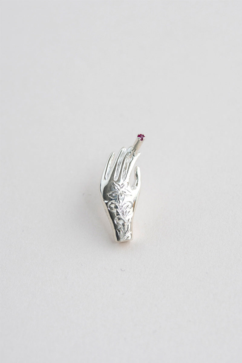 PALA FIGA ハンドピアス ruby tabacco /Silver