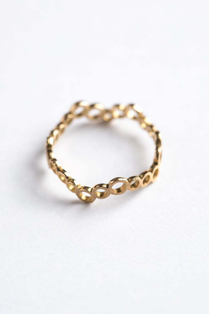 Perche? Rhythm circle Ring /K18