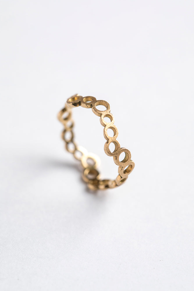 Perche? Rhythm circle Ring /K18