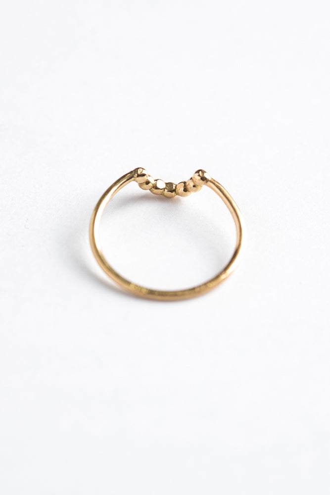 Perche? Tsubu half 7dia Ring /K18